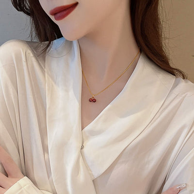 CHERRY CHARM NECKLACE