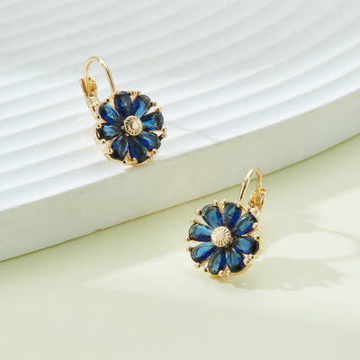DAISY SAPPHIRE EARRINGS (PAIR)