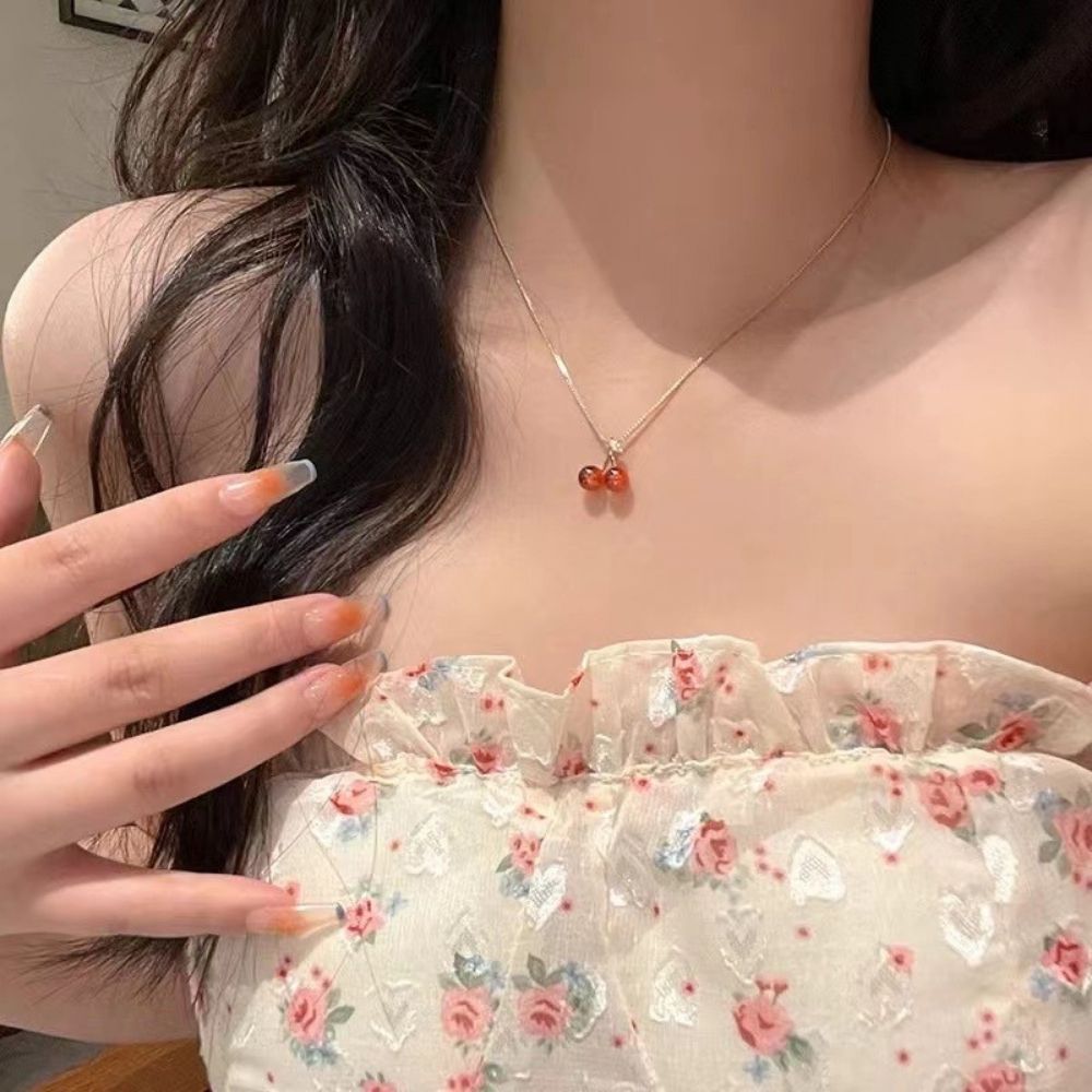 CHERRY CHARM NECKLACE