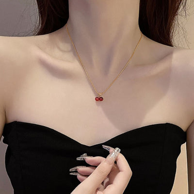 CHERRY CHARM NECKLACE