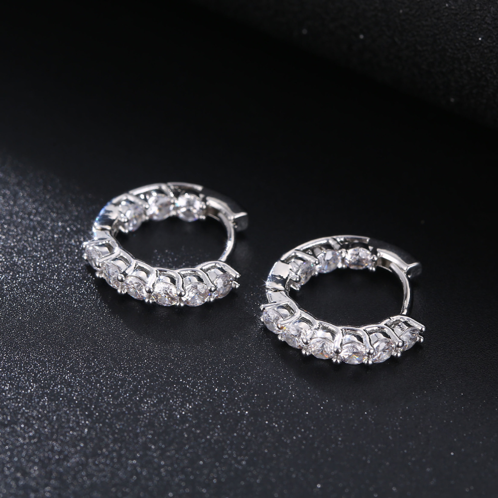 ETERNITY DIAMOND EARRINGS (PAIR)
