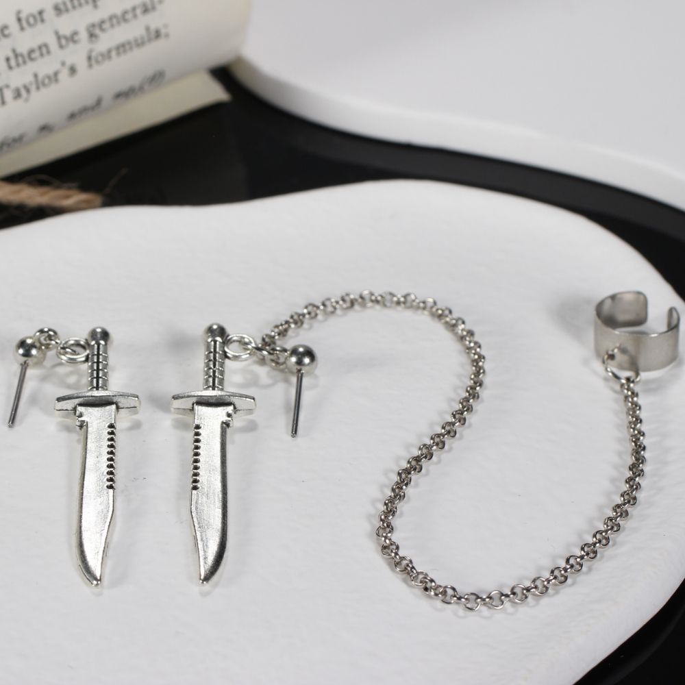 DAGGER COMBO EARRINGS (PAIR)