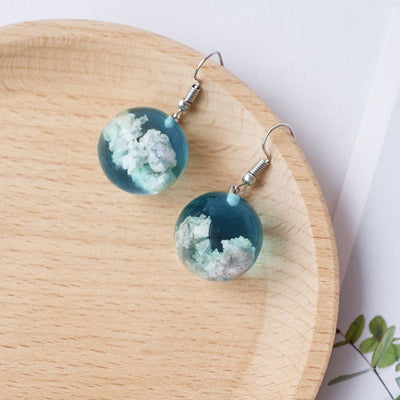 SKY GLOBE EARRINGS (PAIR)