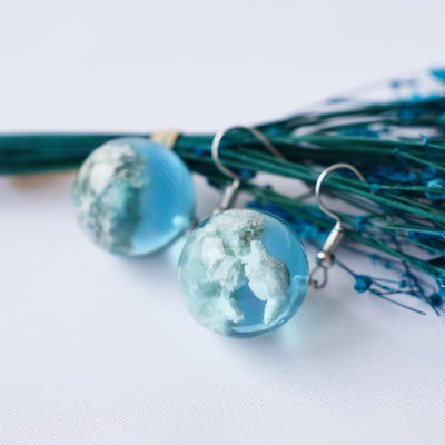 SKY GLOBE EARRINGS (PAIR)