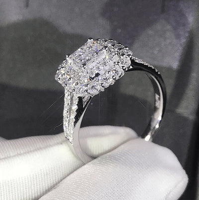 The Gabrielle Square Cushion Ring