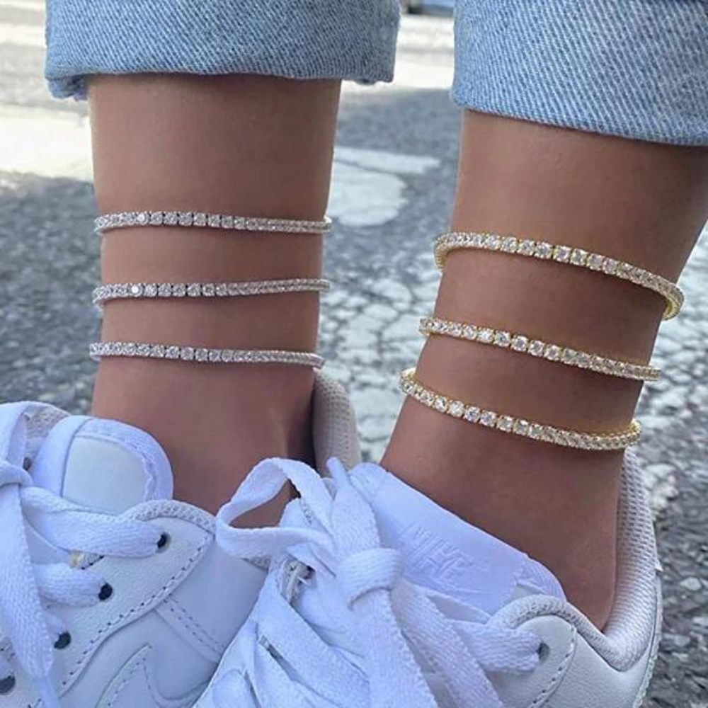 DIAMOND ANKLET (ADJUSTABLE)