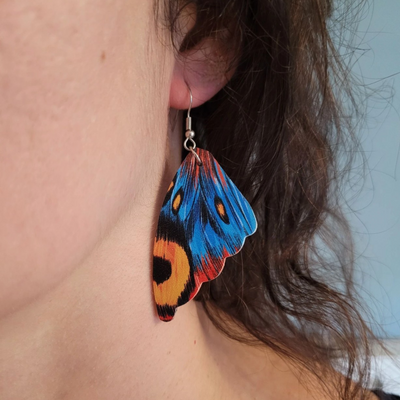BUTTERFLY WINGS EARRINGS (PAIR)