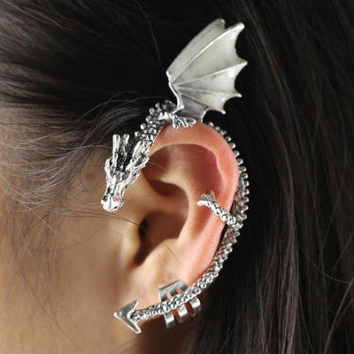 GLOW IN THE DARK DRAGON EAR CUFF