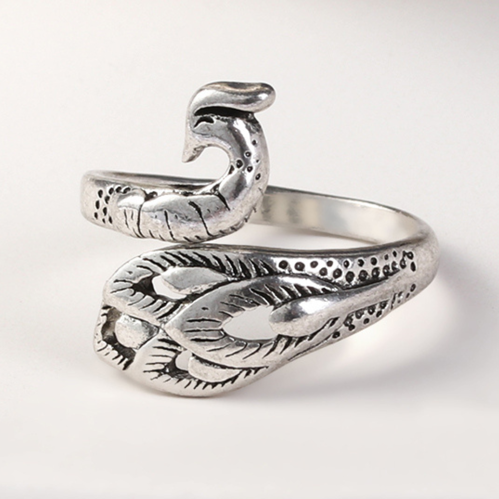 CROCHET THREAD LOOP RING (ADJUSTABLE)