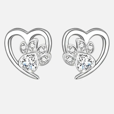 Maisy - Heart-paw earrings
