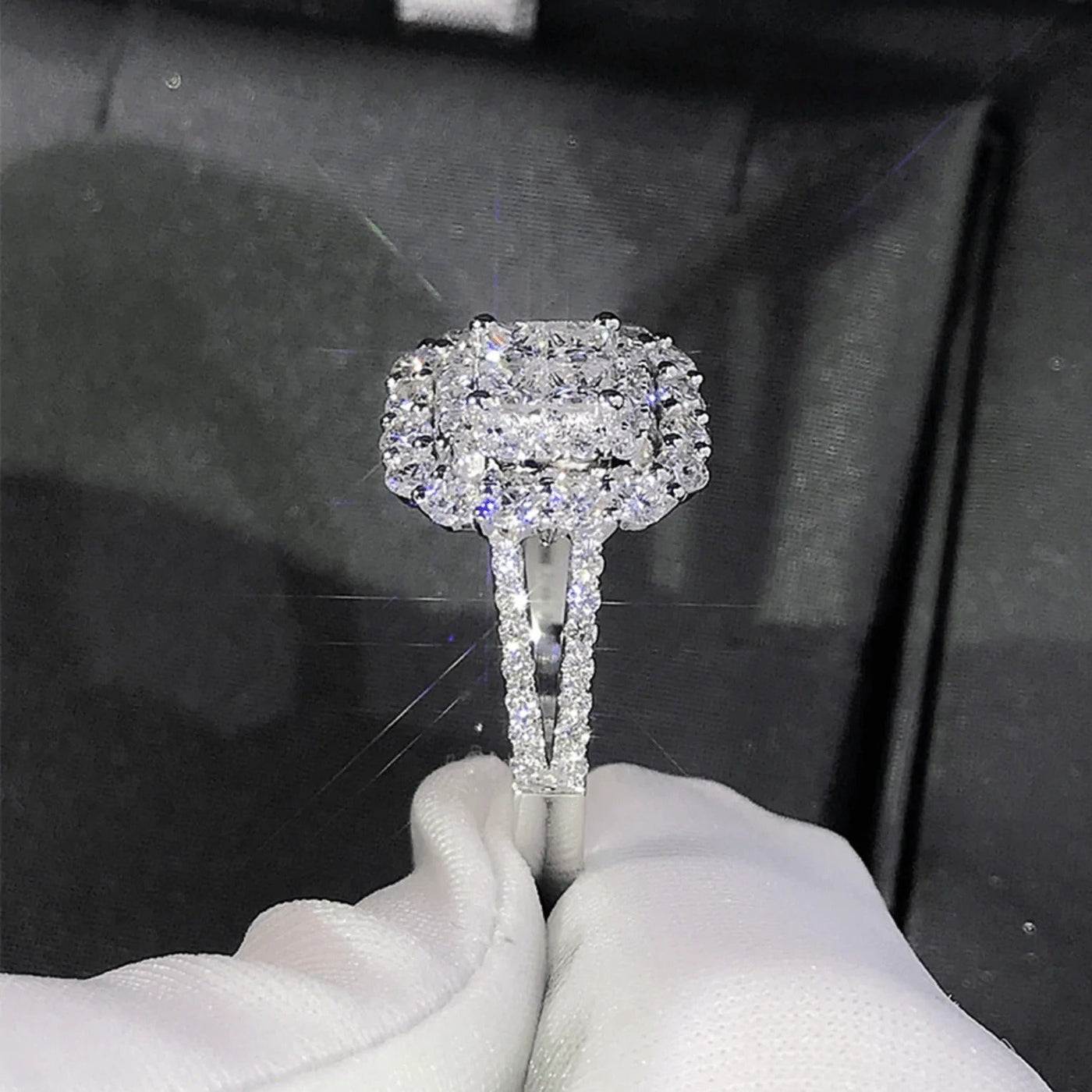 The Gabrielle Square Cushion Ring