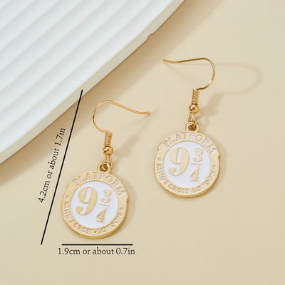 HARRY POTTER PLATFORM EARRINGS (PAIR)