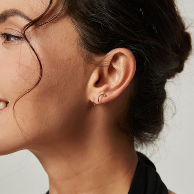 SOPHISTICATED TWIST EARRINGS (PAIR)