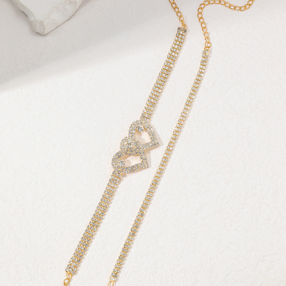 SPARKLING HEART ANKLET