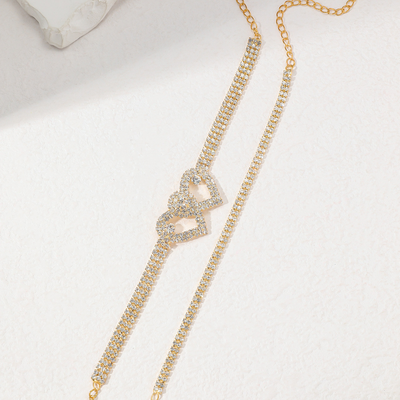 SPARKLING HEART ANKLET