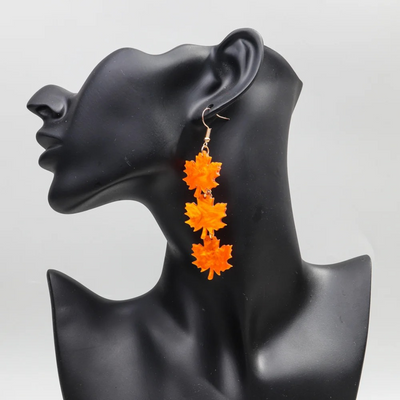 MAPLE LEAVES EARRINGS (PAIR)