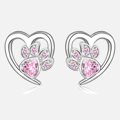 Maisy - Heart-paw earrings