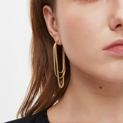 CHAIN TASSEL EARRINGS (PAIR)