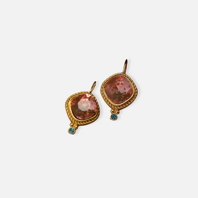 Deep pink Classic Earrings for You