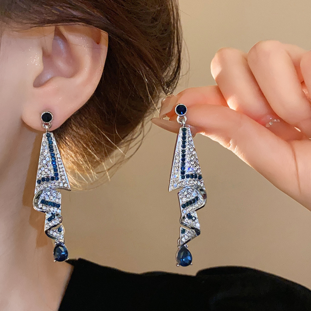 VINTAGE GEMSTONE EARRINGS (PAIR)