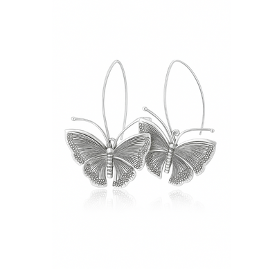 Ingram - Vintage butterfly earrings made of silver
