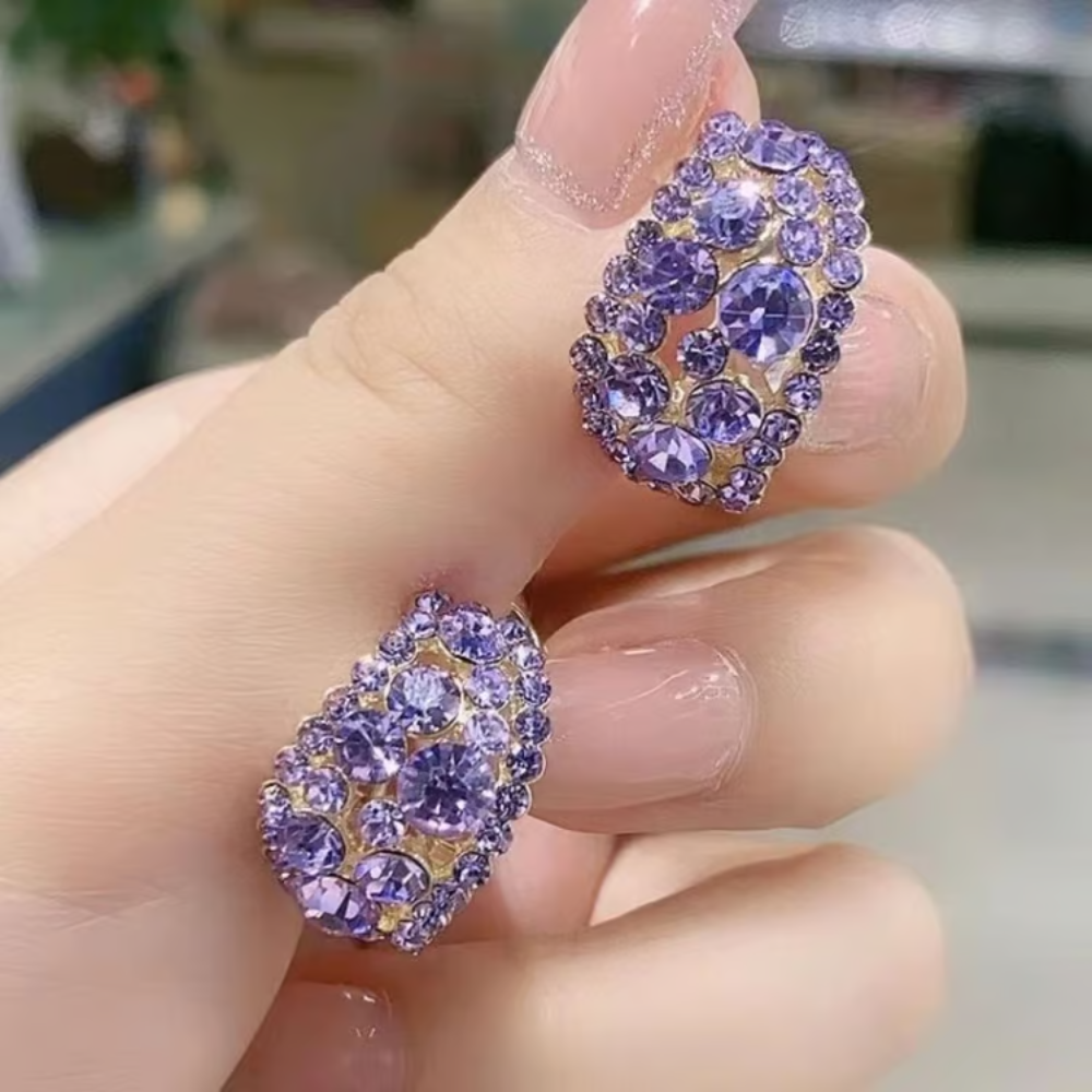EVERLASTING DIAMOND HOOPS (PAIR)