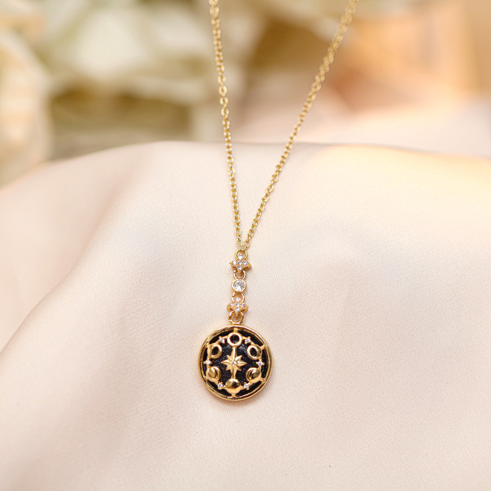MOON FACES NECKLACE