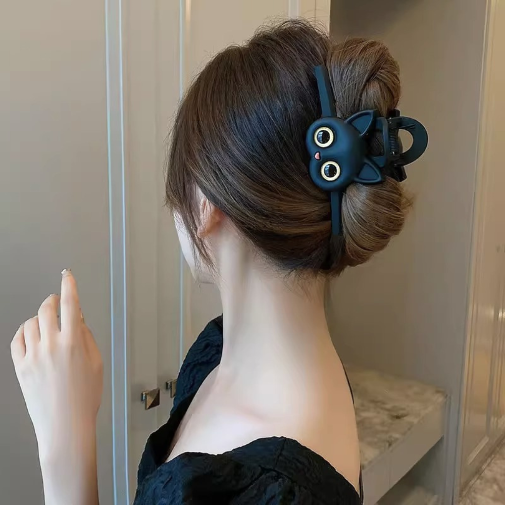 CARTOON CAT HAIR CLIP