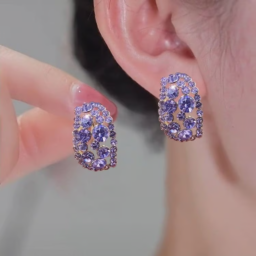 EVERLASTING DIAMOND HOOPS (PAIR)