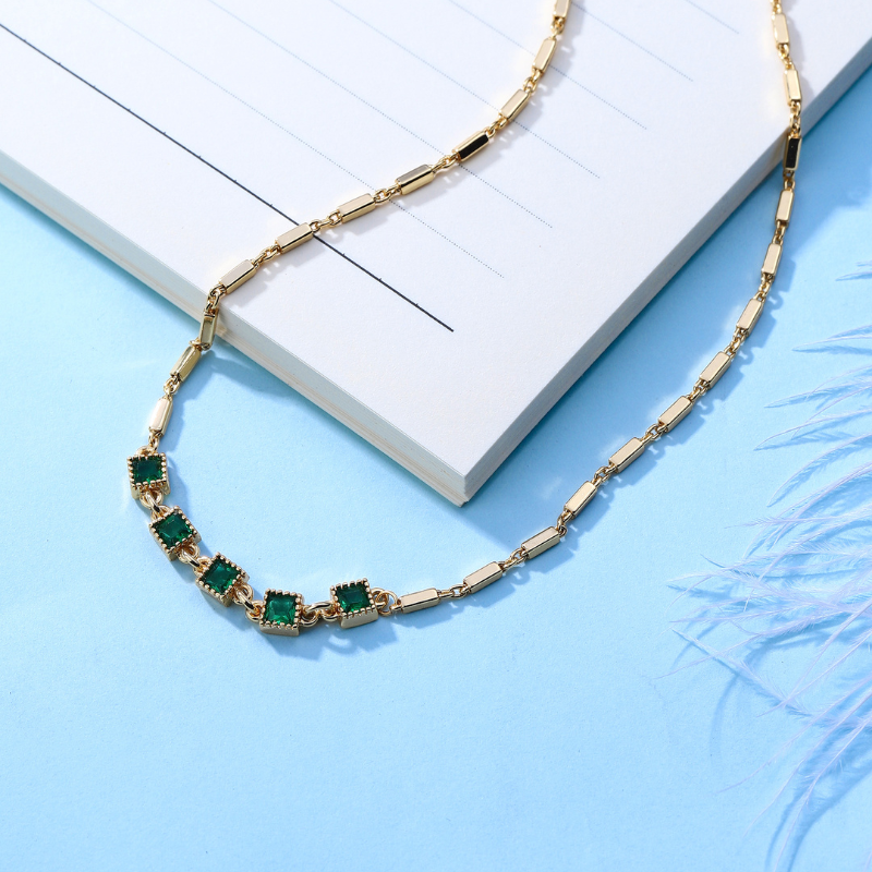 MARGAUX EMERALD NECKLACE