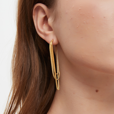 CHAIN TASSEL EARRINGS (PAIR)