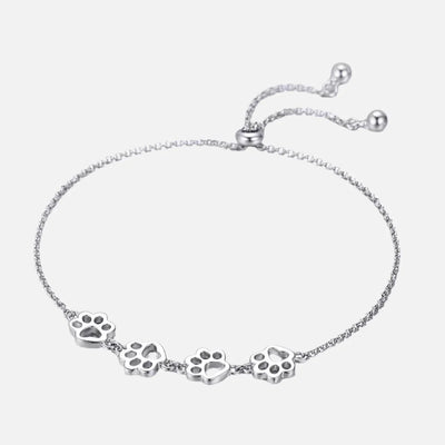 Lillian - Adjustable paw strap made of 925 silver and gold