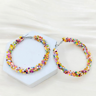 PLAYFUL SPLASH EARRINGS (PAIR)