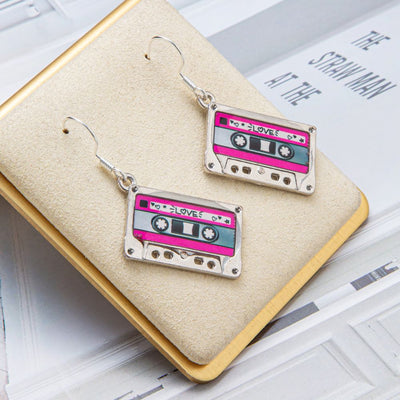 CASSETTE TAPE EARRINGS (PAIR)