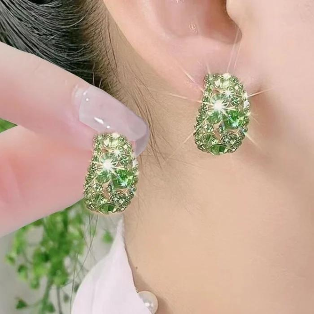 EVERLASTING DIAMOND HOOPS (PAIR)