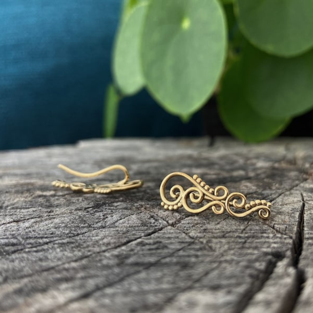 TWISTED VINES EARRINGS (PAIR)