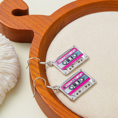 CASSETTE TAPE EARRINGS (PAIR)