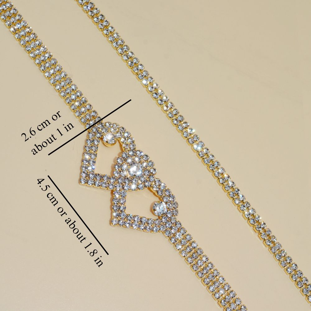 SPARKLING HEART ANKLET