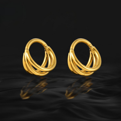TRIPLE HARMONY HOOPS (PAIR)