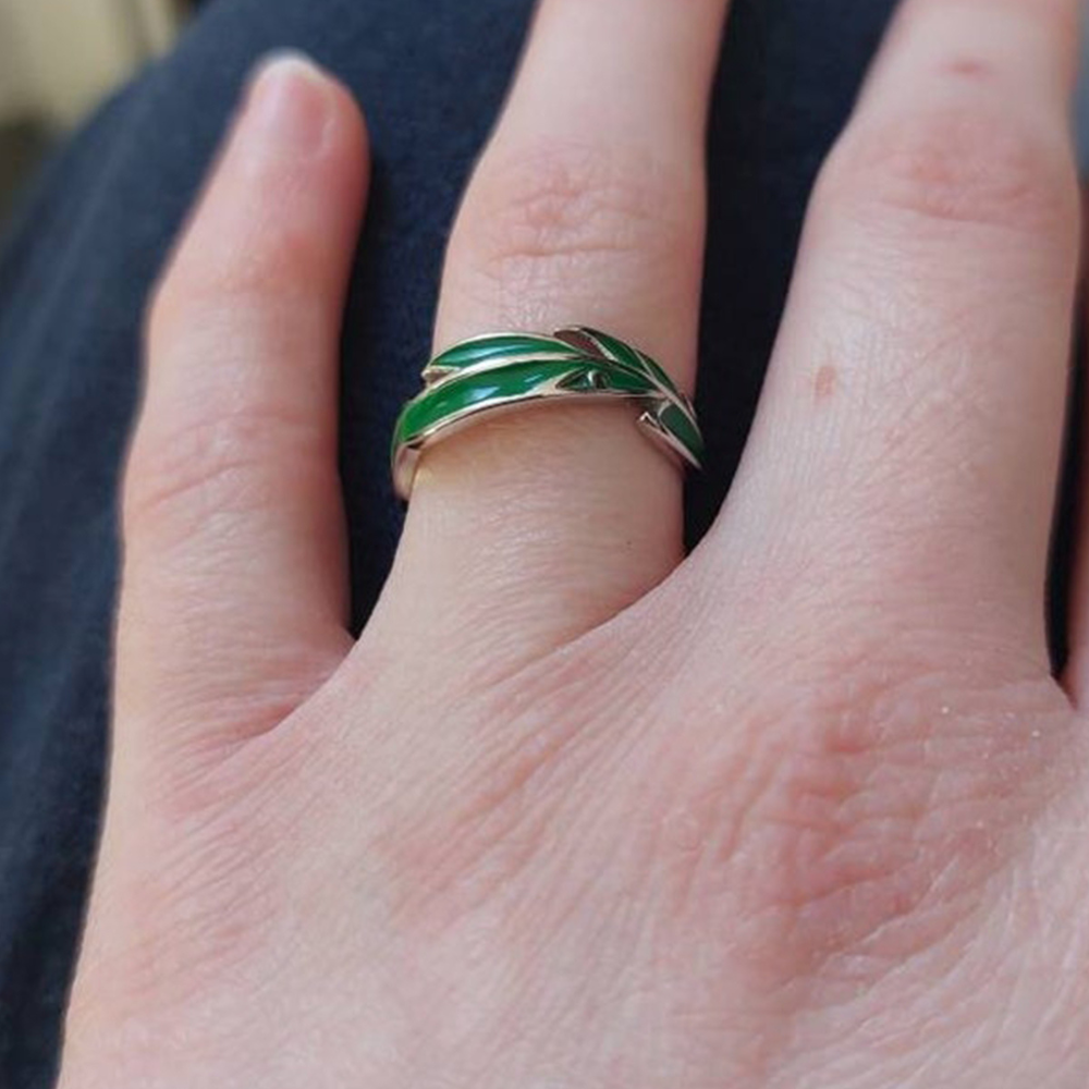 PLANTAIN LEAF RING (ADJUSTABLE)