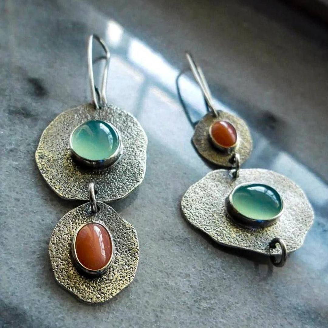 Silver Boho  with Zirconia Rhinestones
