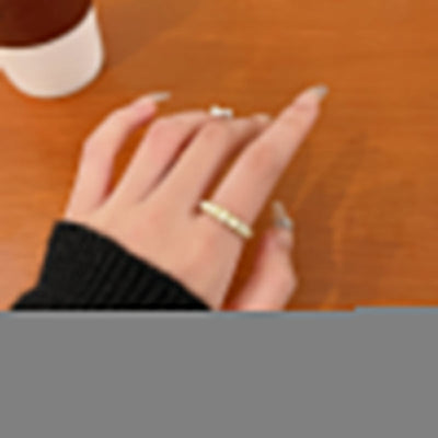 Florence Gold Pearl Ring