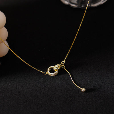 Janna Gold Tassel Necklace