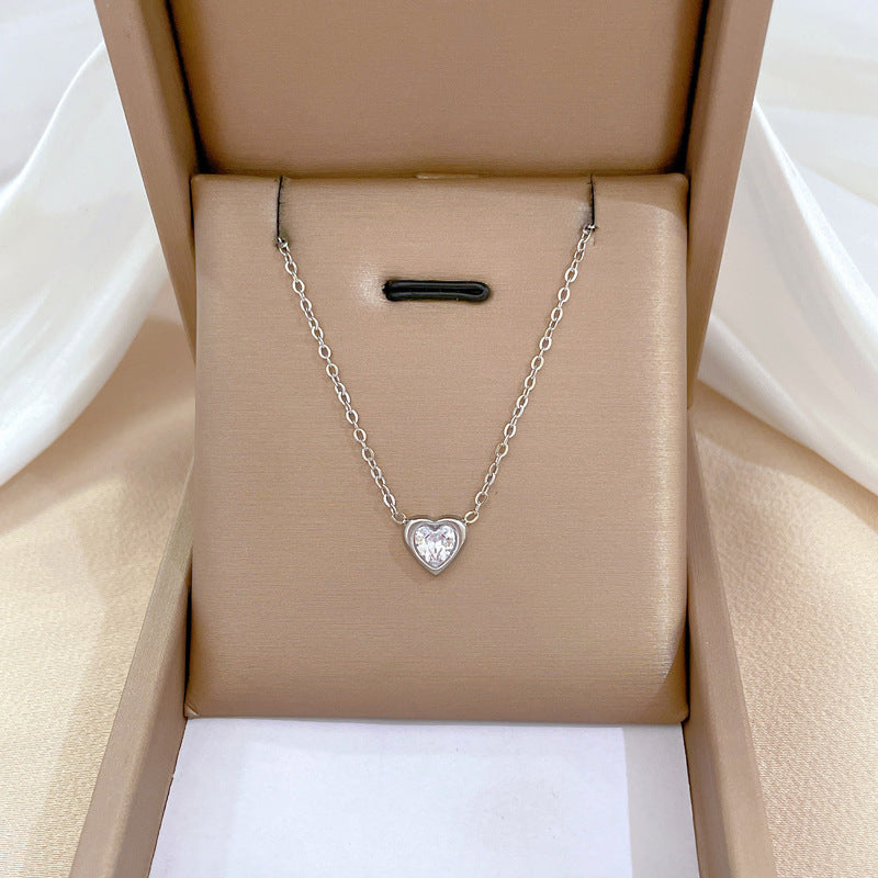 Solstice Heart Gold Necklace