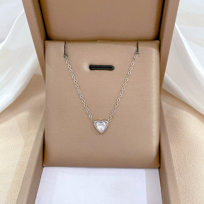 Solstice Heart Gold Necklace