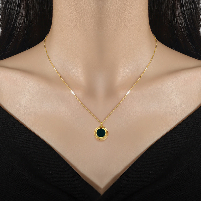 Solace Reversible Gold Pendant