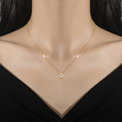 Beaumont Gold Crystal Pendant