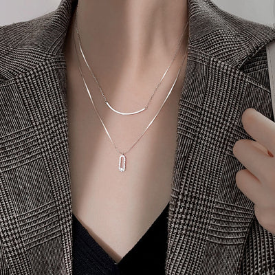 Gia Layered Crystal Necklace