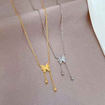 Elira's Flutter Gold Pendant