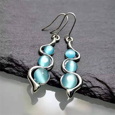 Blue Crystal Boho  in Silver